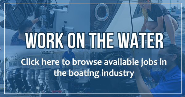 Work on the Water - Click Here to browse available jobs in the boating industry - pictures of people working on  boats